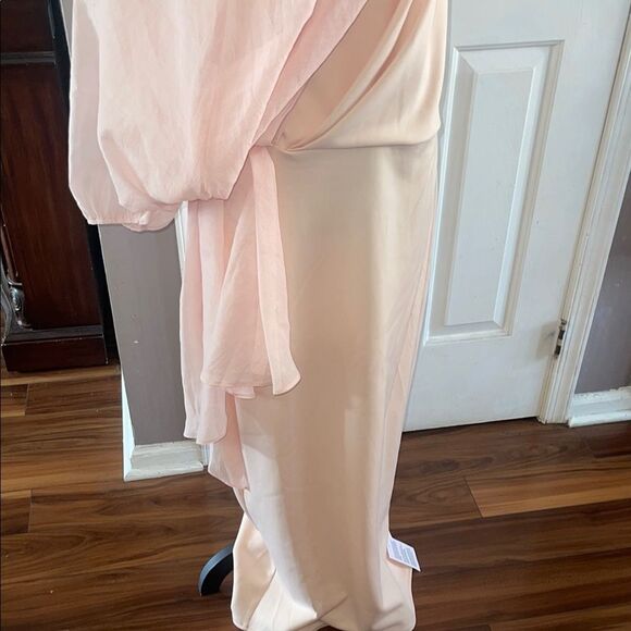 Asos NWT  Pink Chiffon Dress - Picture 2 of 8